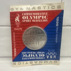1996 US Olympic (Gymnastics=RARE) Team Coin / Token, Atlanta GA, General Mills